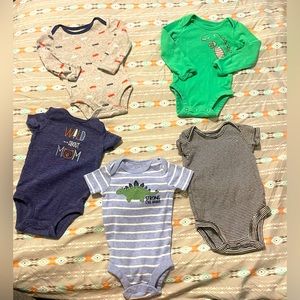 Carter’s newborn shirts (sold together)